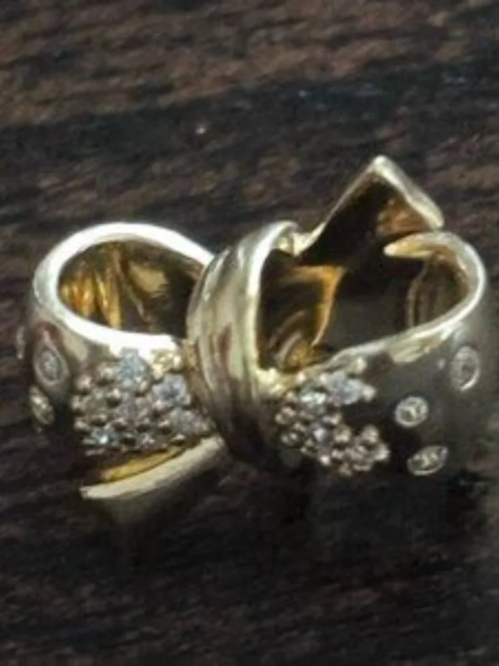 Authentic Sparkling Bow Pandora Charm